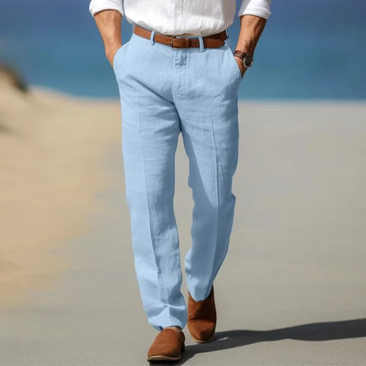 Odilon | Pantalon d'été en lin confortable pour hommes - Image 7