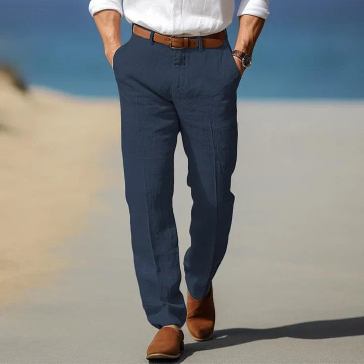 Odilon | Pantalon d'été en lin confortable pour hommes - Image 4