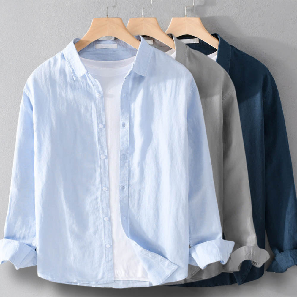 Alexandre | Chemise en lin de qualité supérieure pour toutes les saisons - Image 8