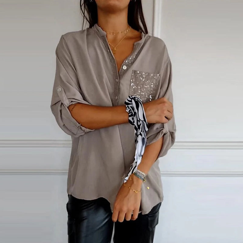 Gisèle | Top à paillettes pour une élégance décontractée - Image 11