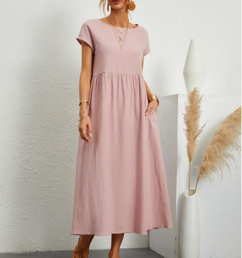 Ilona | Chic Relaxed Fit Midi Dress - Image 8