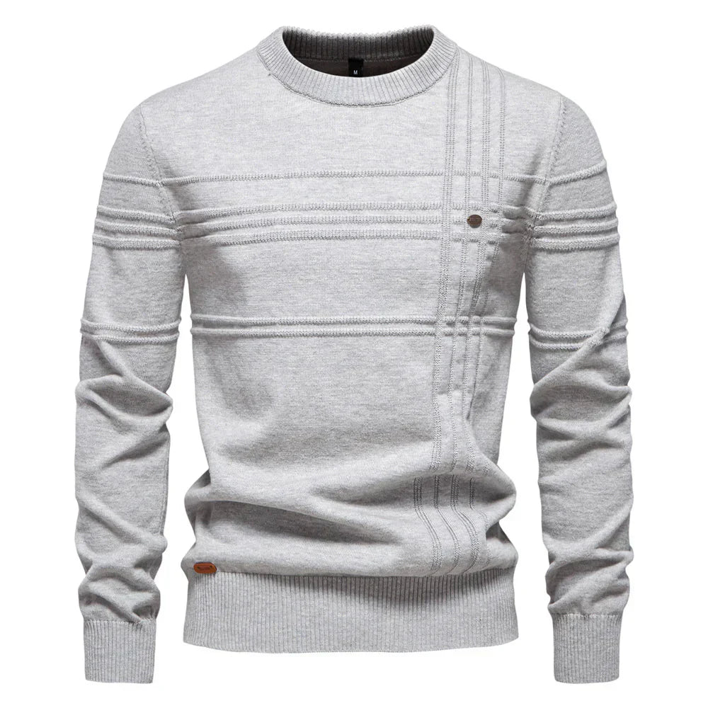 Loucas | Pull décontracté homme à col rond - Image 1