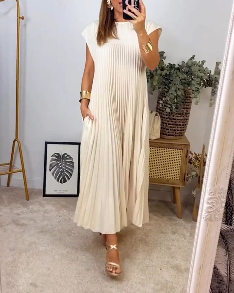 Natacha | Robe longue plissée élégante - Image 13