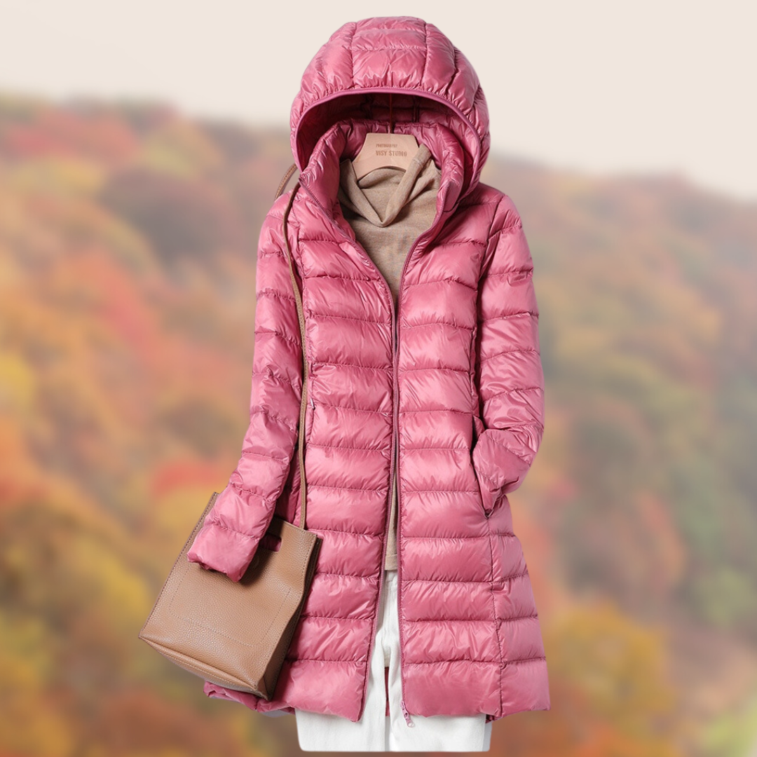 Isaline | Manteau d'hiver léger à capuche pour femme - Image 4