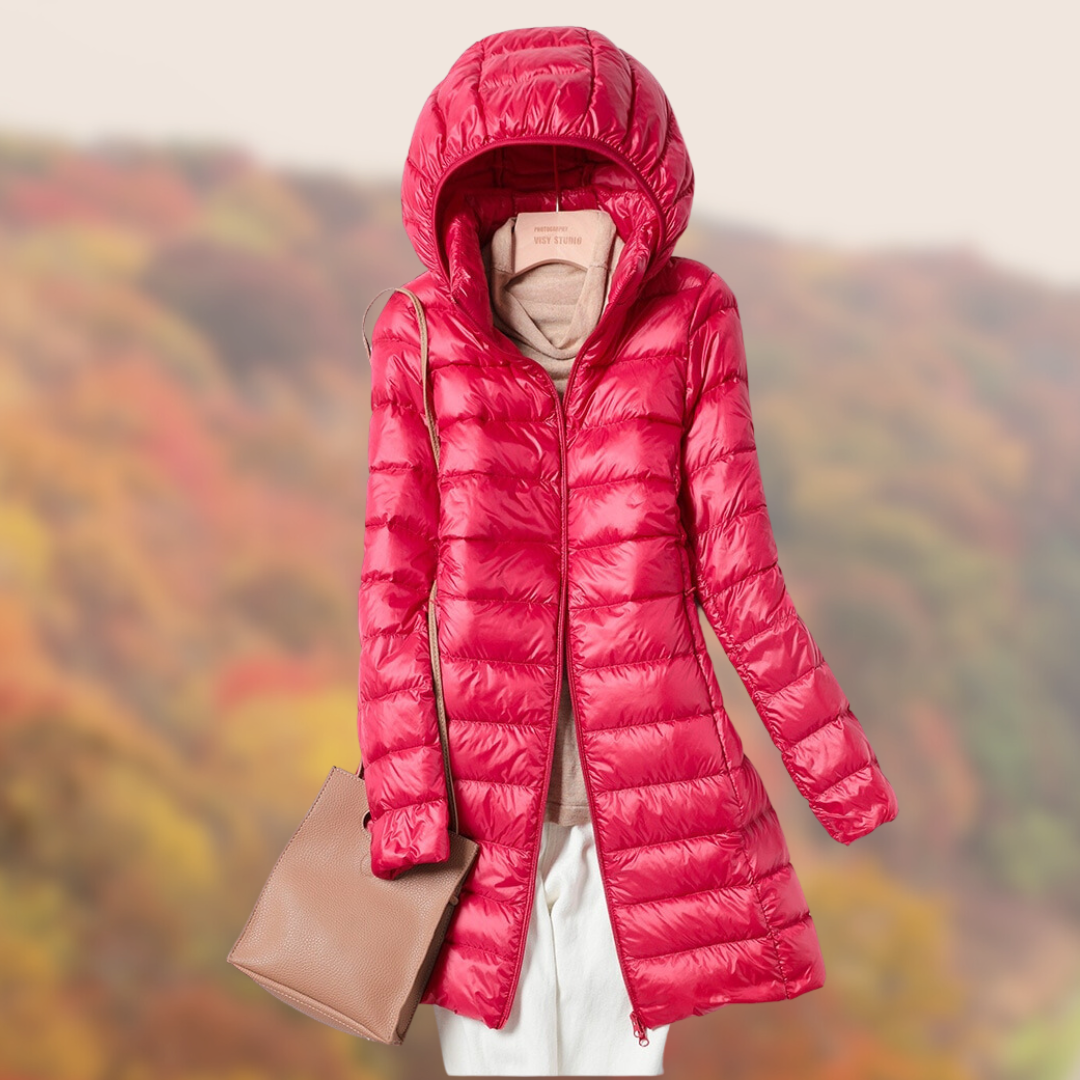 Isaline | Manteau d'hiver léger à capuche pour femme - Image 5