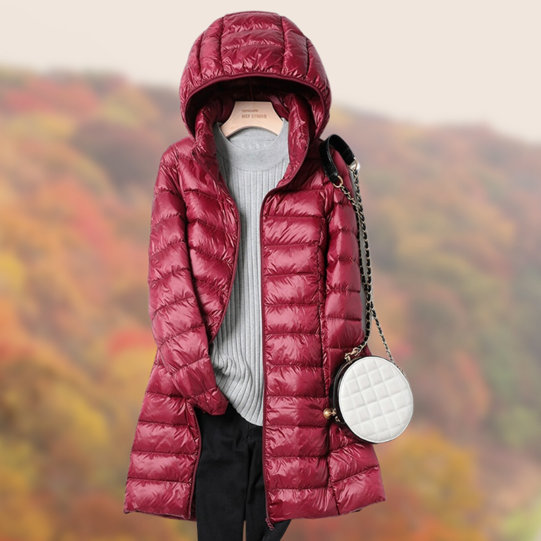 Isaline | Manteau d'hiver léger à capuche pour femme - Image 6