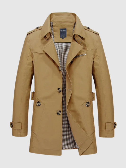 Serge | Trench-coat croisé pour homme - Image 2