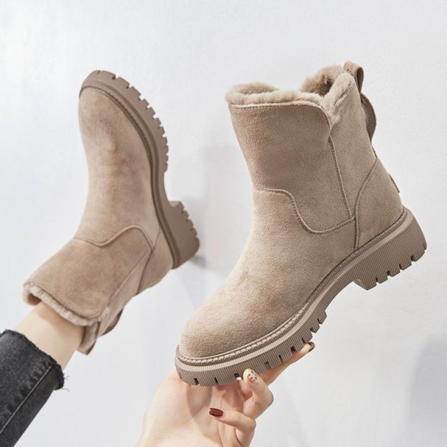 Mina | Bottines à Semelle Crantée pour Femme - Image 1