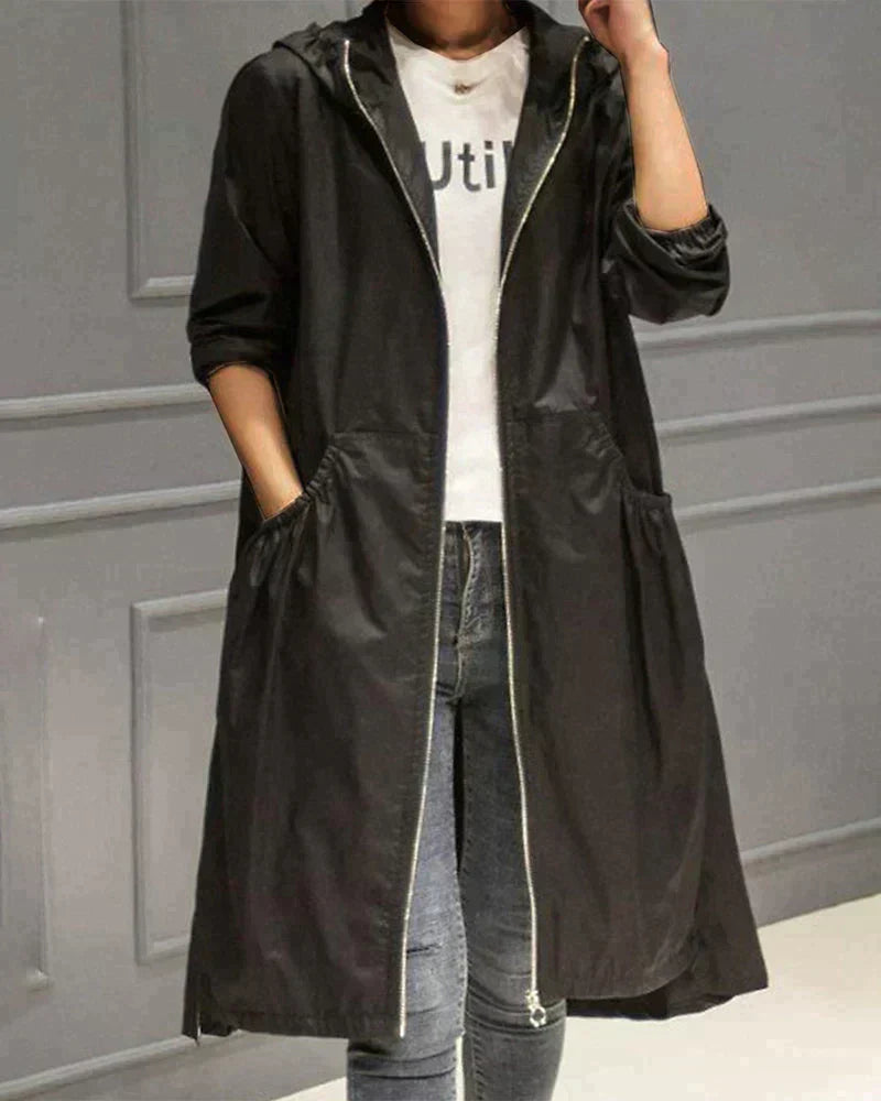 Matilda | Veste Longue à Capuche pour Femme - Image 4