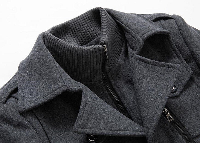 Mehdi | Manteau croisé pour homme - Image 6