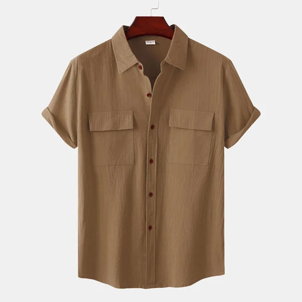 Claude | Chemise à manches courtes avec poches pour l'été - Image 10