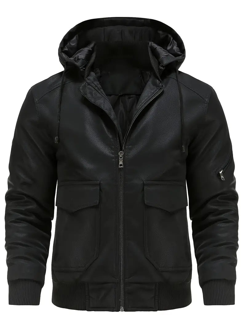 Romain | Blouson aviateur à capuche pour homme - Image 6