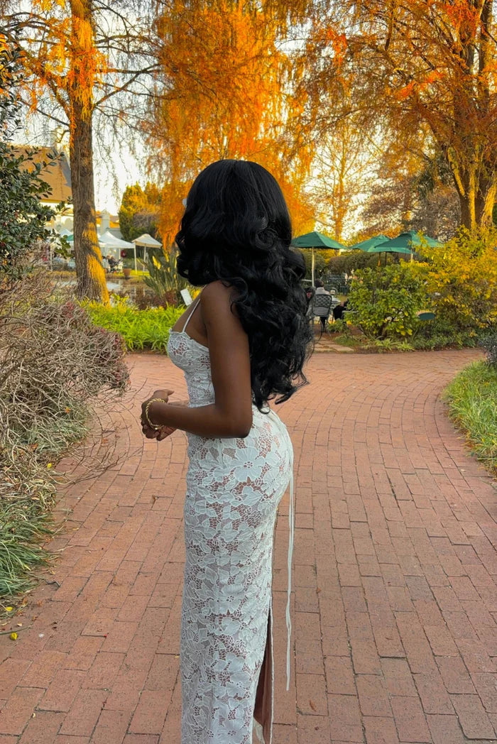 Candice | Robe longue élégante en dentelle pour toutes les occasions - Image 4