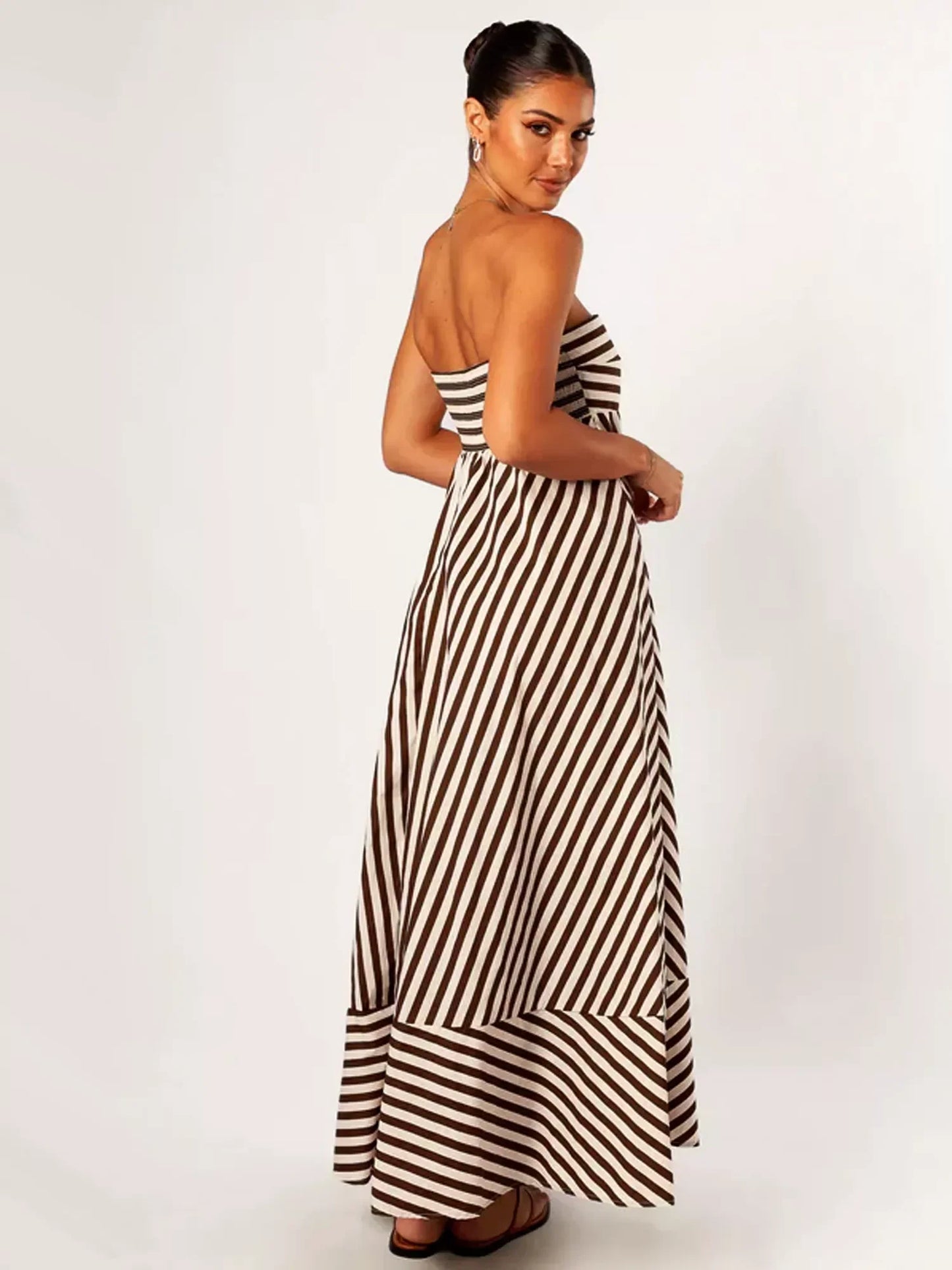 Jade | Robe longue élégante sans bretelles - Image 5
