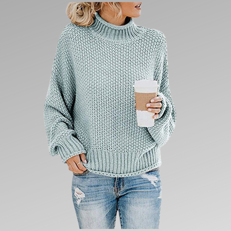 Enora | Pull ample à col roulé pour femme - Image 7