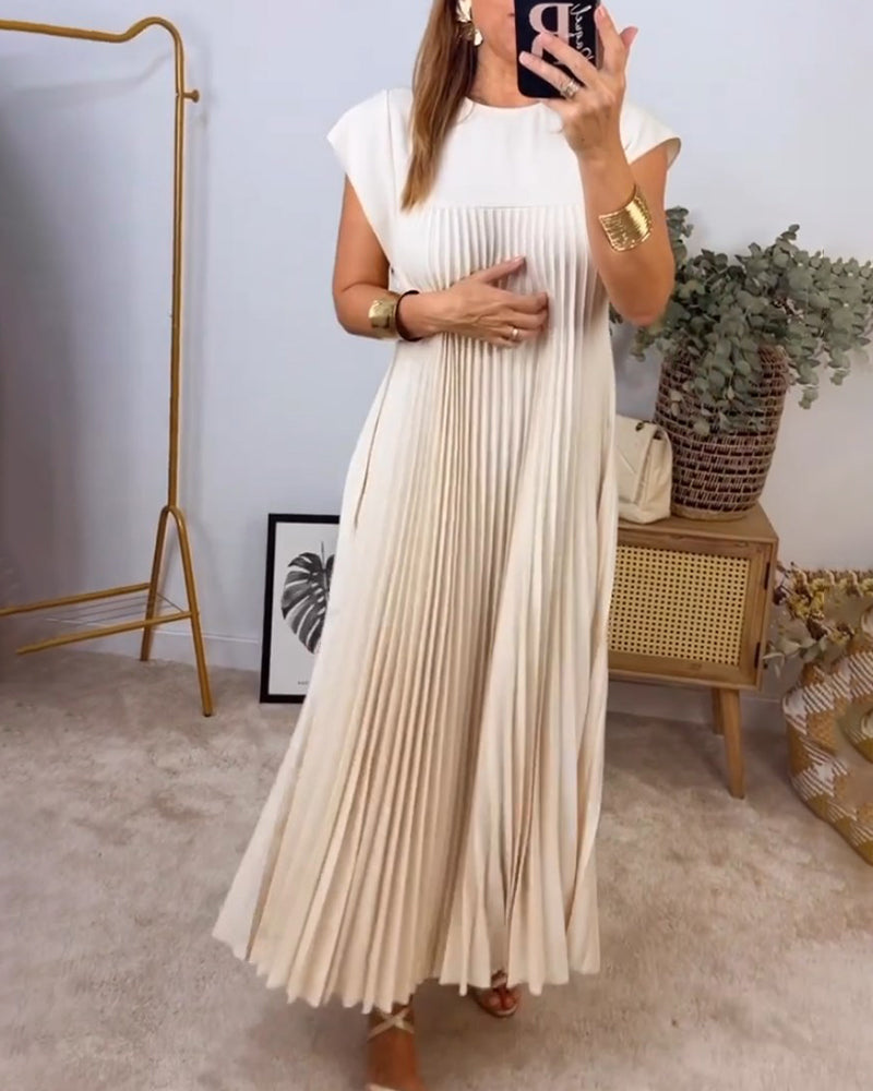 Natacha | Robe longue plissée élégante - Image 2