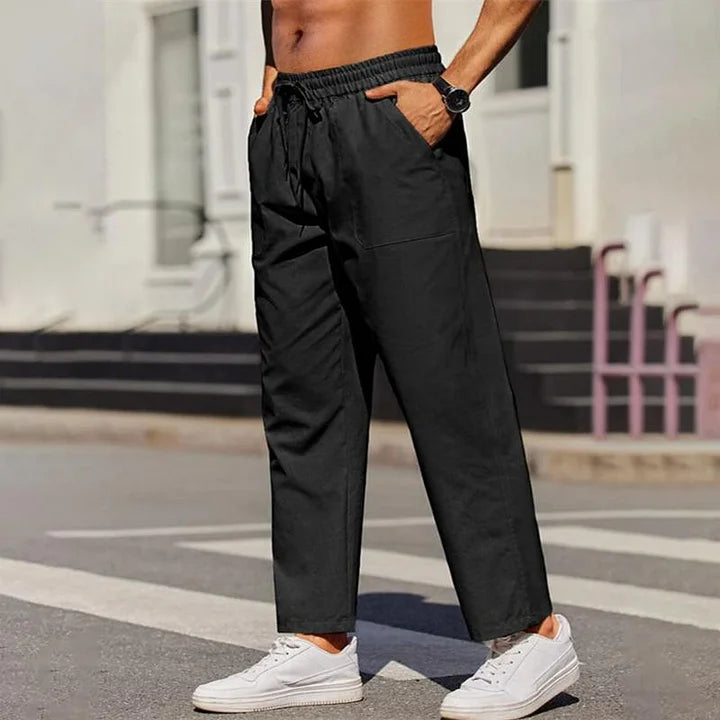 Michaël | Pantalon d'été en lin pour hommes - Image 6