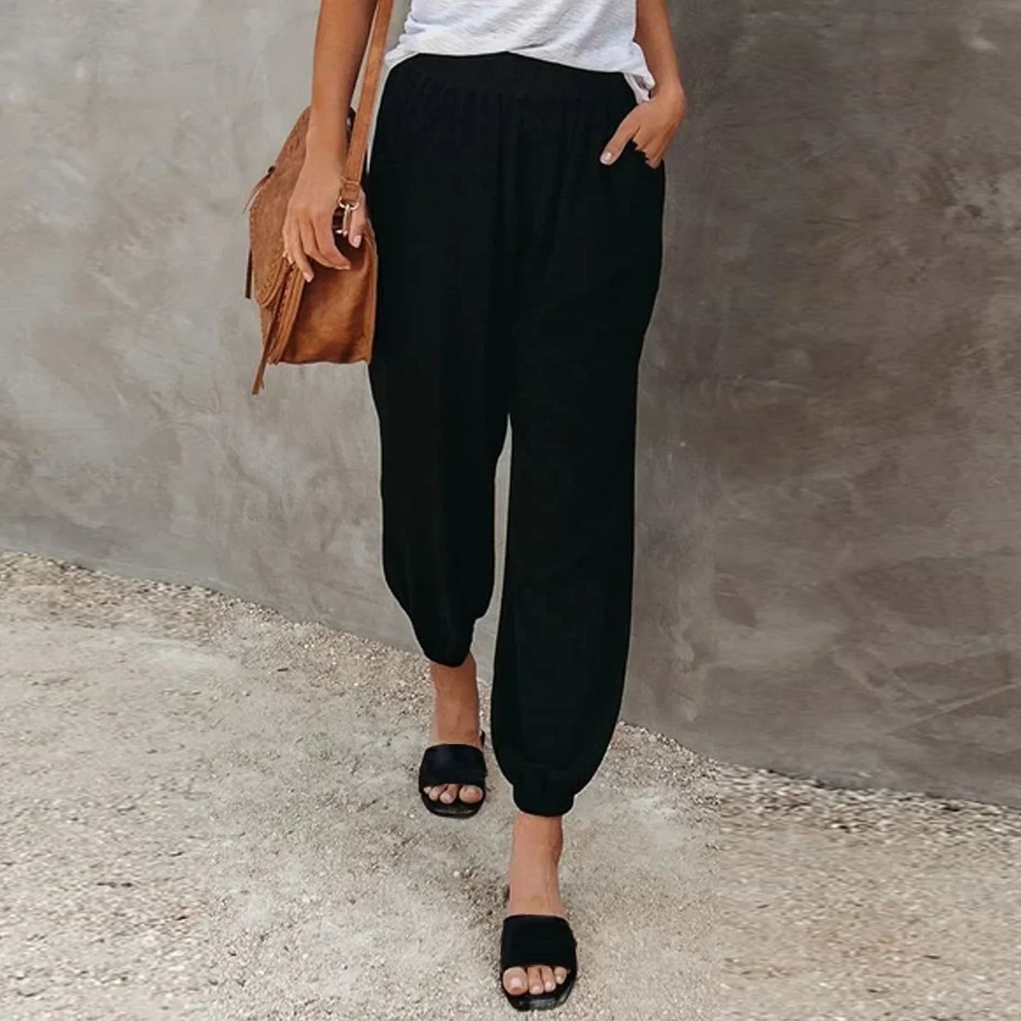Delphine | Pantalon d'été pour femmes - Léger, respirant et à taille haute - Image 6
