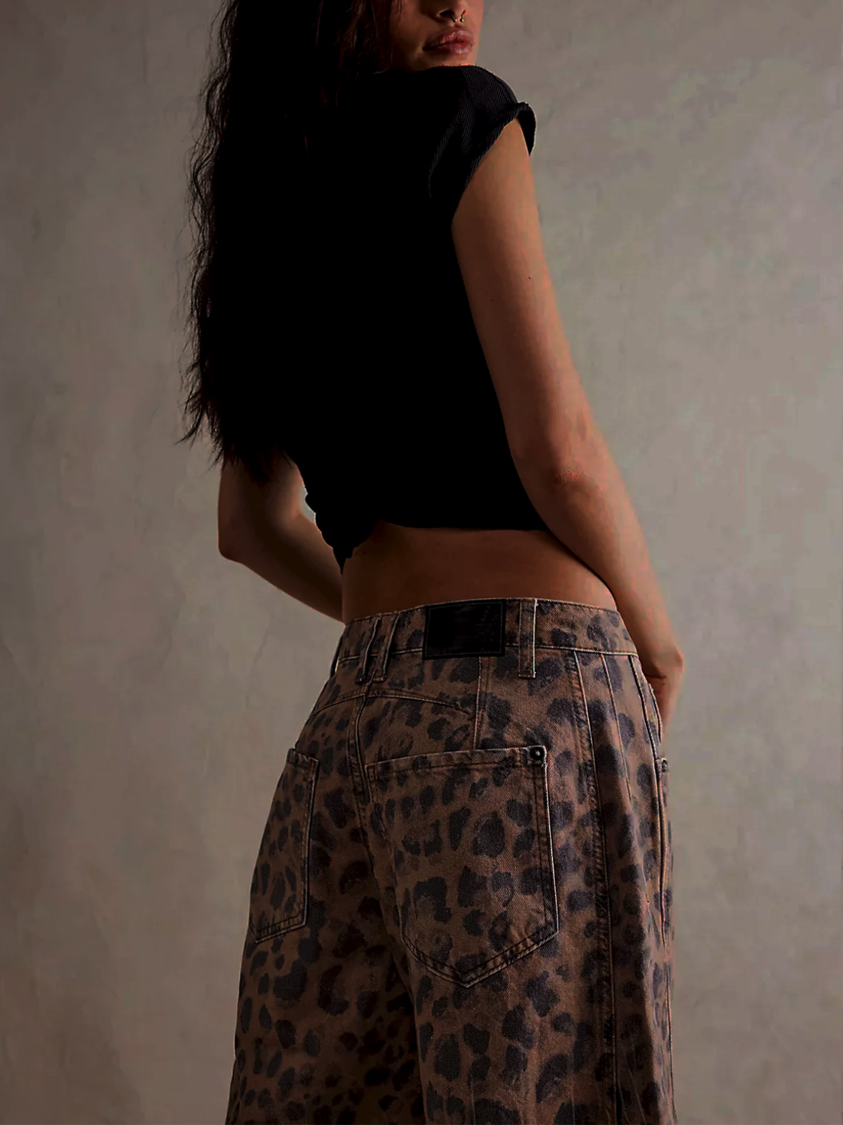 Émilie | Pantalon large taille haute pour femme - Image 4