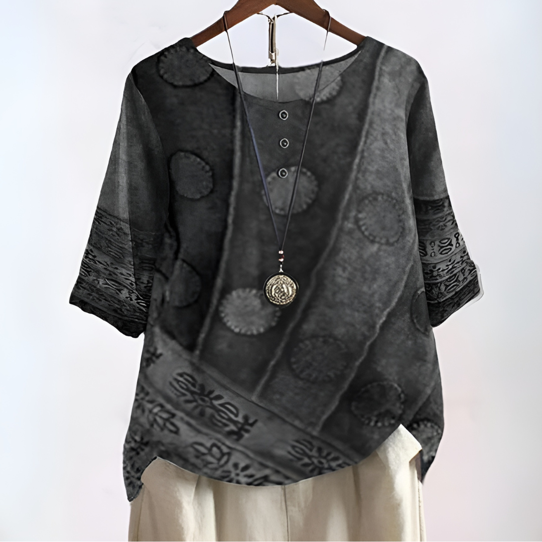 Isadora | Chemisier boho fluide pour une élégance sans faille - Image 3
