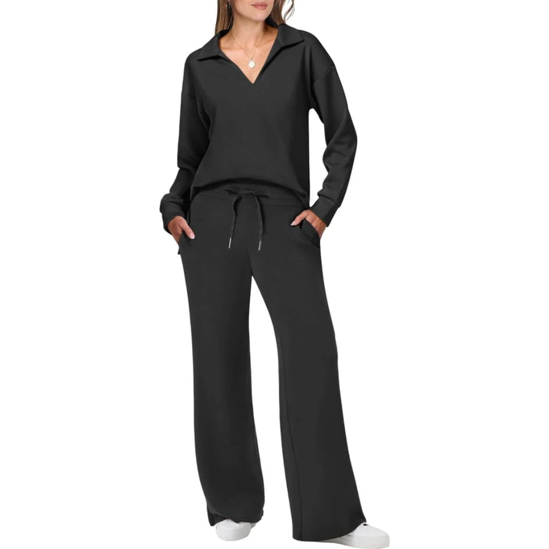 Garance | Ensemble deux pièces d'intérieur à manches longues pour femme - Image 3