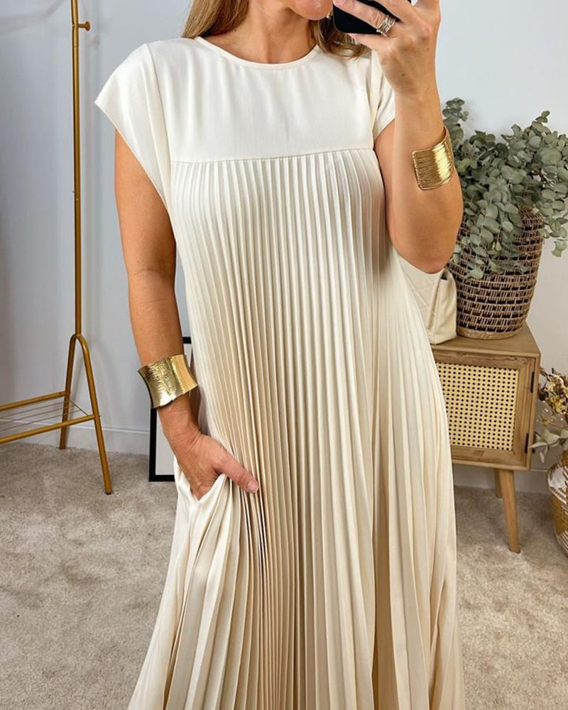 Natacha | Robe longue plissée élégante - Image 3