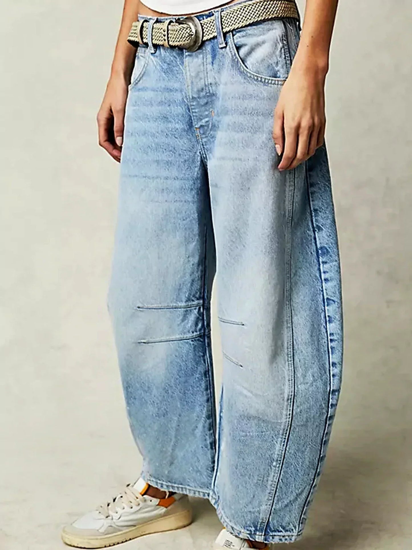 Émilie | Pantalon large taille haute pour femme - Image 9
