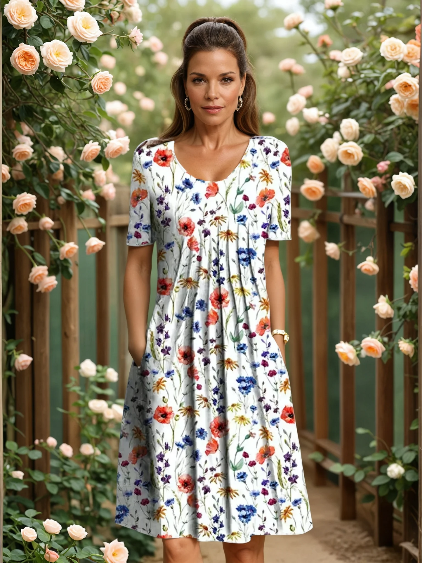 Océane | Robe florale élégante pour un style intemporel - Image 1