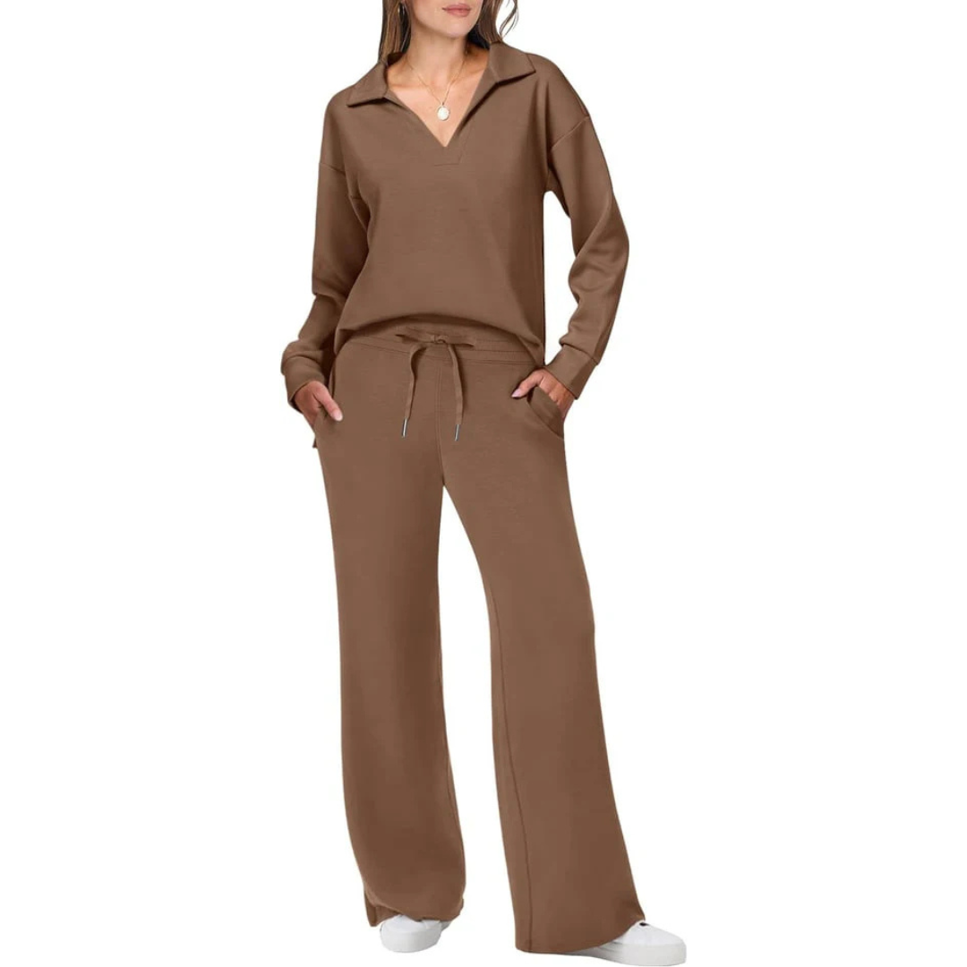Garance | Ensemble deux pièces d'intérieur à manches longues pour femme - Image 5