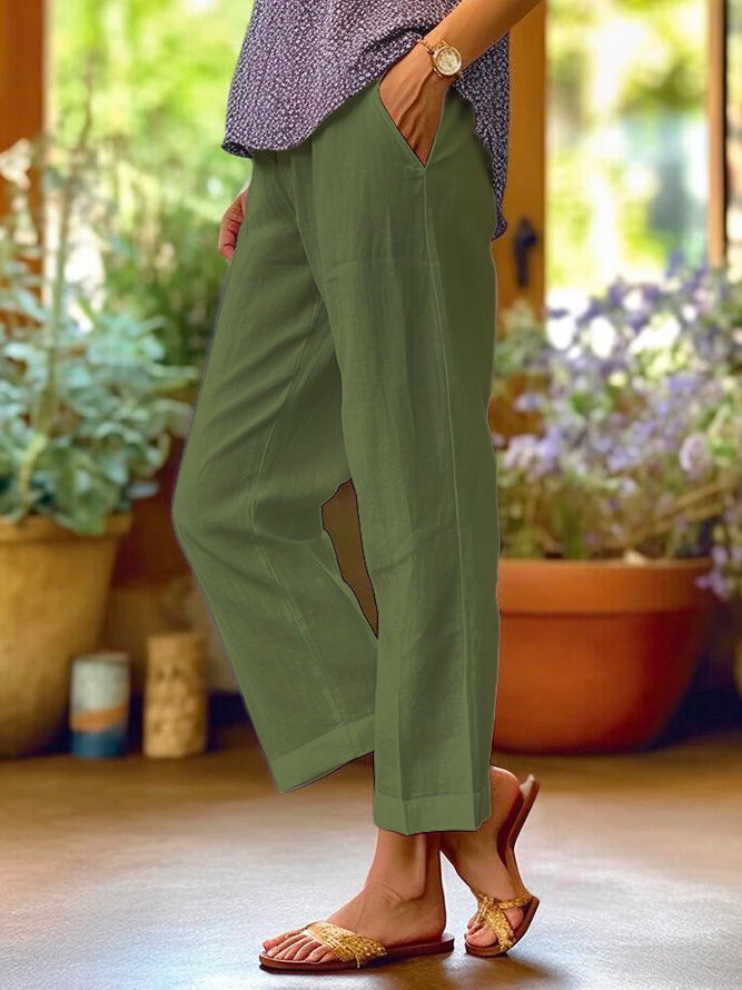 Dalia | Pantalon de lin élégant et décontracté à porter au quotidien - Image 6