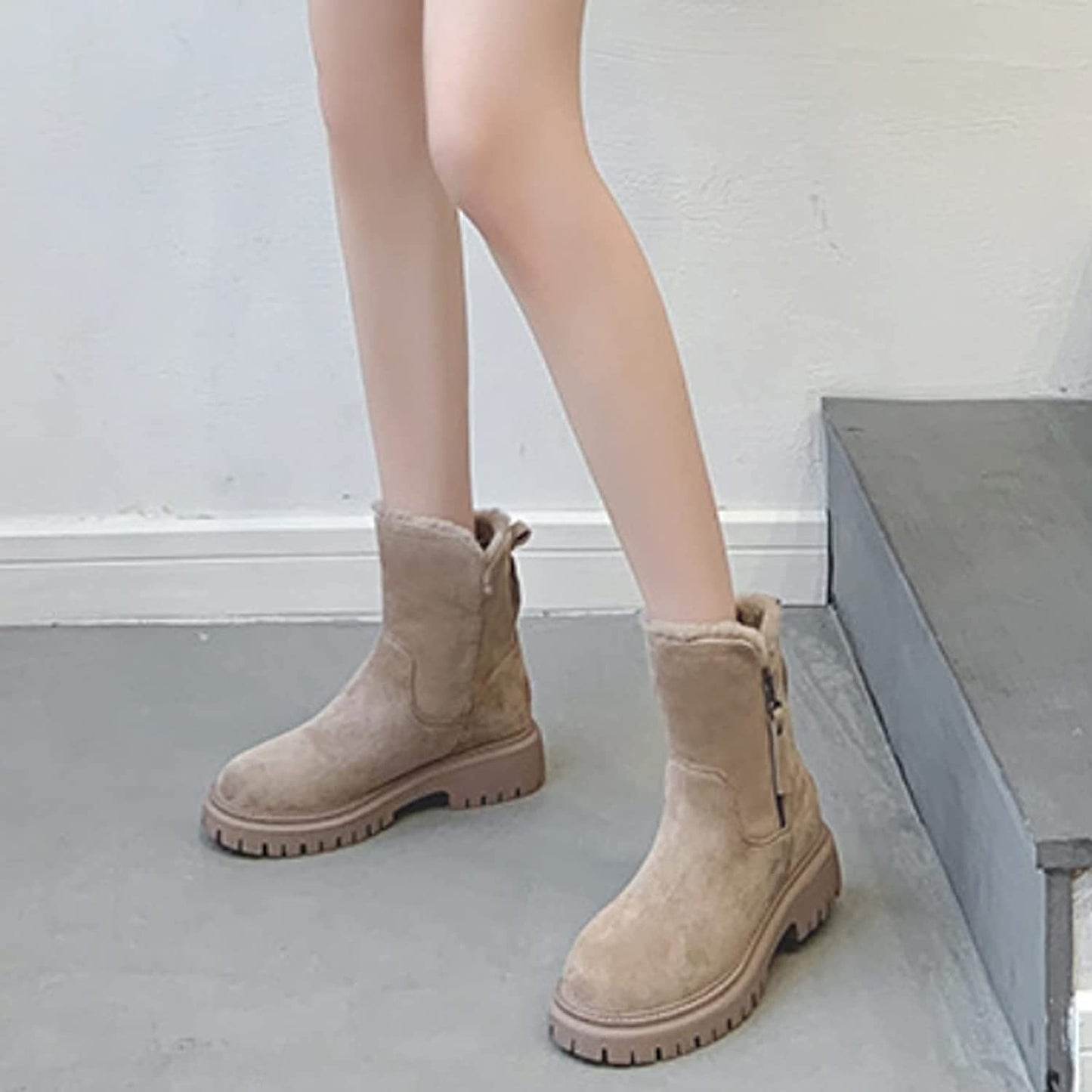 Mina | Bottines à Semelle Crantée pour Femme - Image 3