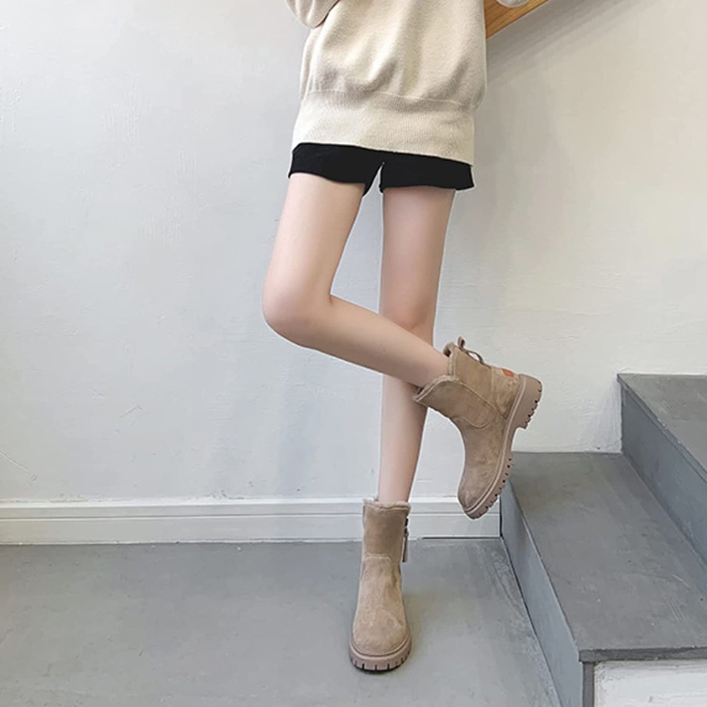 Mina | Bottines à Semelle Crantée pour Femme - Image 4