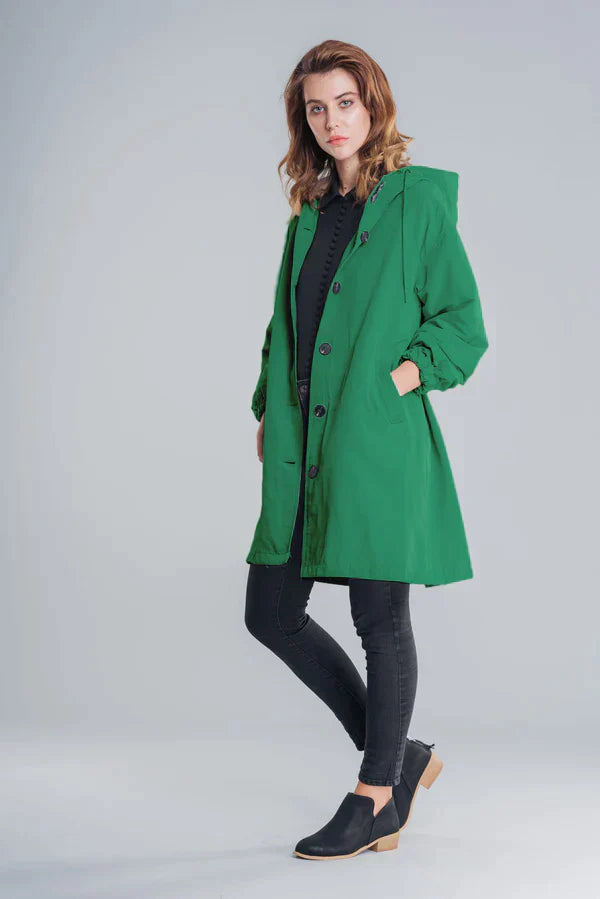 Maéva | Manteau mi-long à capuche pour femme - Image 14