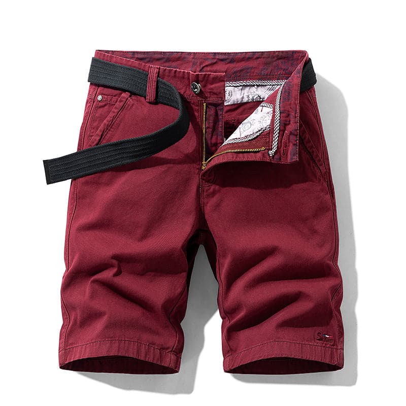 Guillaume | Short décontracté à longueur de genou avec ceinture et poches latérales - Image 3