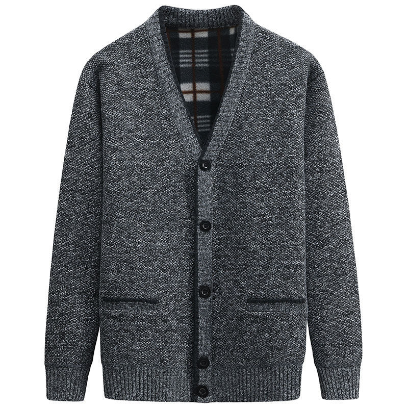 Stéphane | Cardigan Homme Boutonné Col en V - Image 3