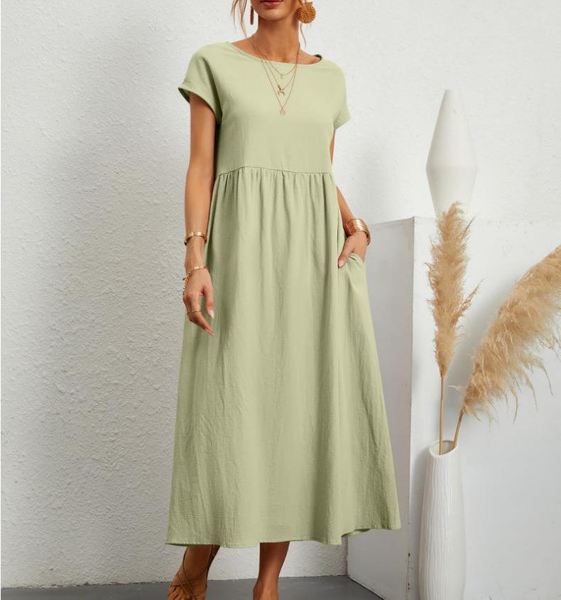 Ilona | Chic Relaxed Fit Midi Dress - Image 3