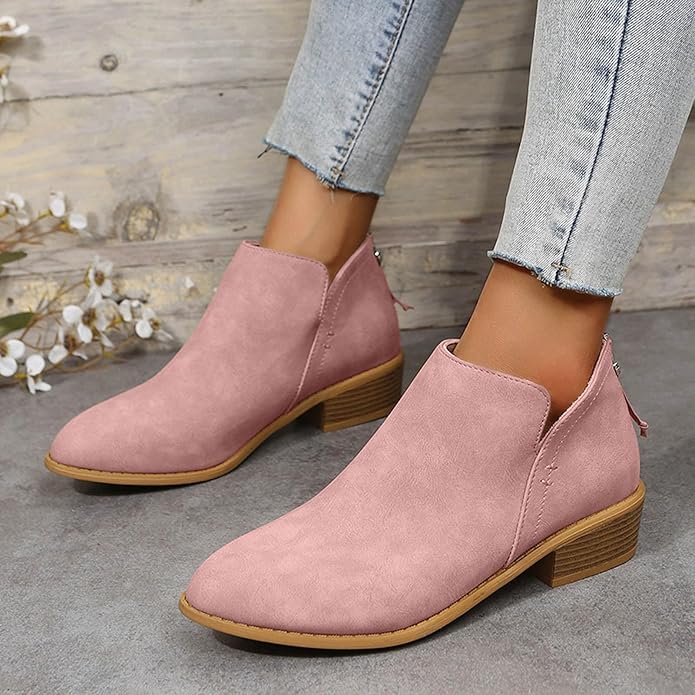 Aurore | Bottines Femme à Talon Bloc et Bout Pointu - Image 9