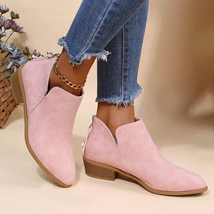 Aurore | Bottines Femme à Talon Bloc et Bout Pointu - Image 10
