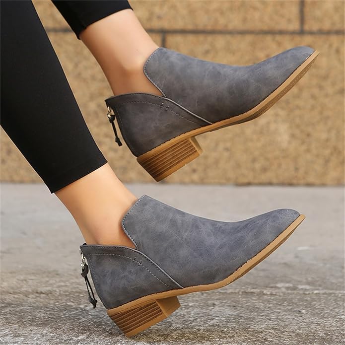 Aurore | Bottines Femme à Talon Bloc et Bout Pointu - Image 5