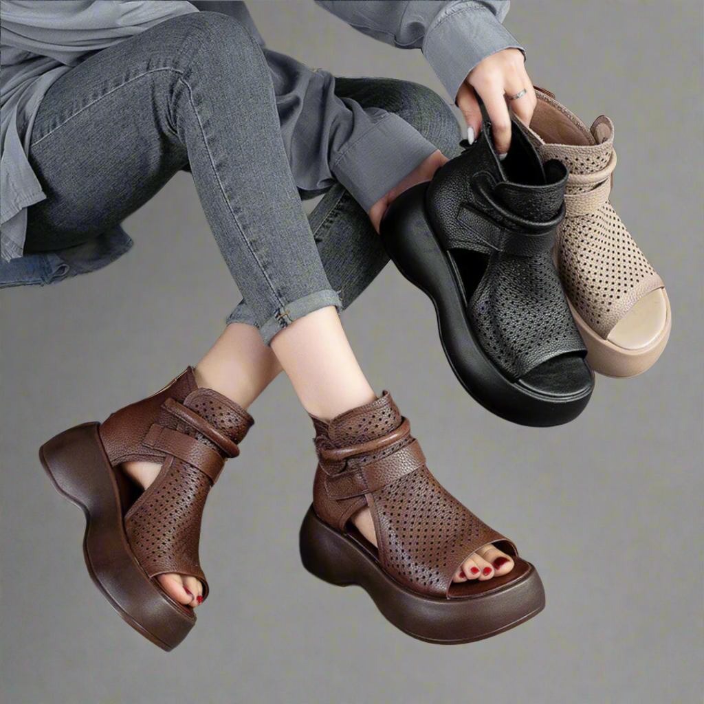 Thérèse | Sandales en cuir élégantes pour un confort optimal - Image 4