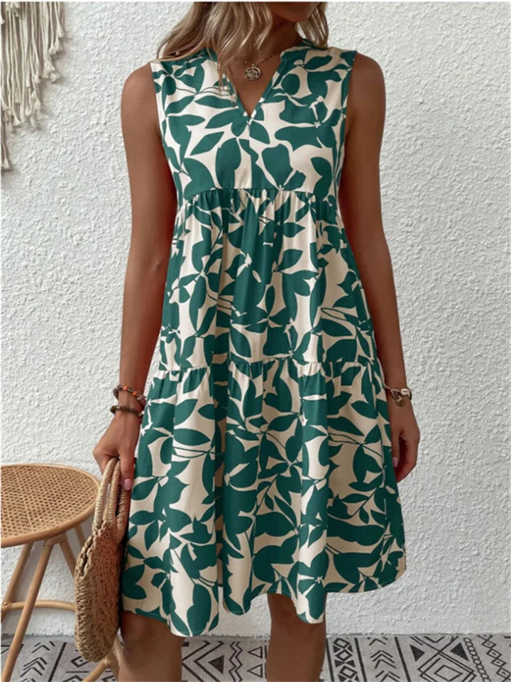 Sylviane | Robe d'été élégante pour femmes avec imprimé floral - Image 1