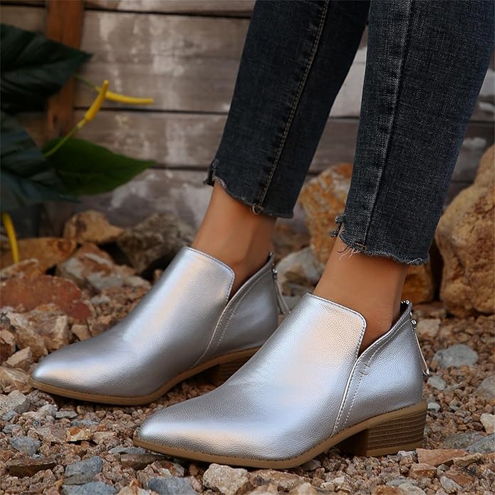 Aurore | Bottines Femme à Talon Bloc et Bout Pointu - Image 20