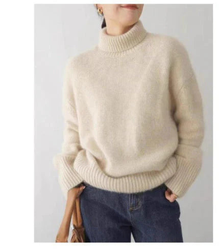 Shayna | Pull ample à col roulé pour femme - Image 6