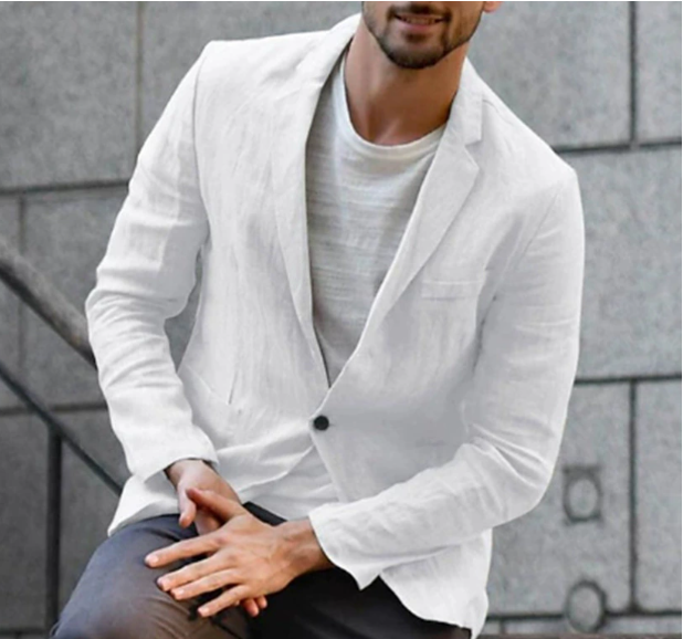 Jean-claude | Blazer en lin élégant pour les événements estivaux