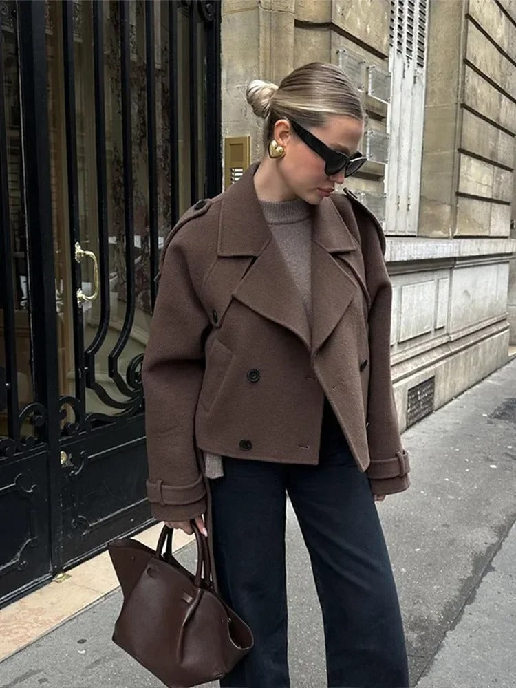 Diane | Veste Courte Croisée Femme - Image 2