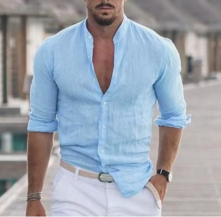 Jérémy | Élégante chemise en lin Delvor