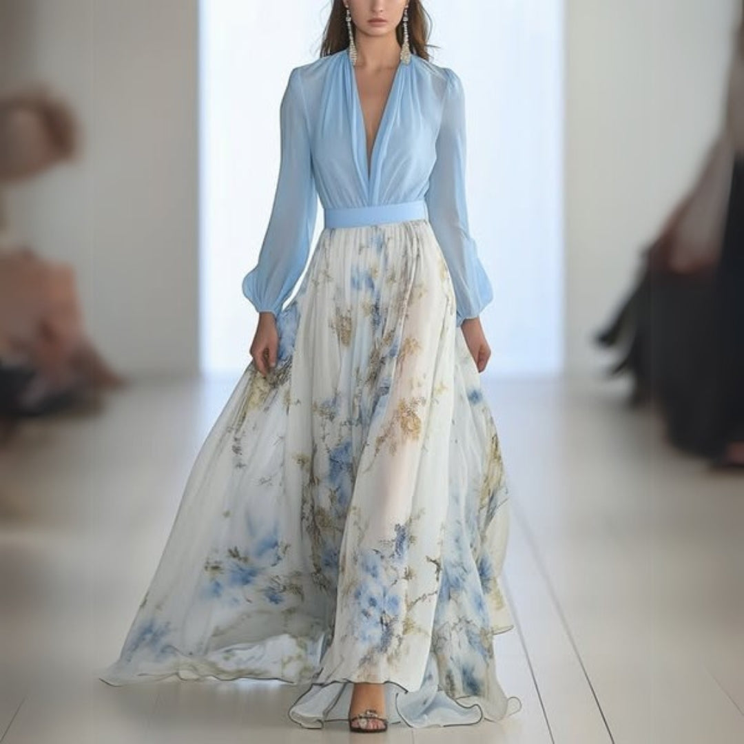 Nelly | Robe longue florale élégante pour un style sans effort - Image 1