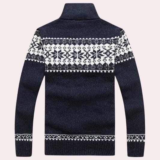 Stéphane | Veste Tricot Homme Entièrement Zippée - Image 2