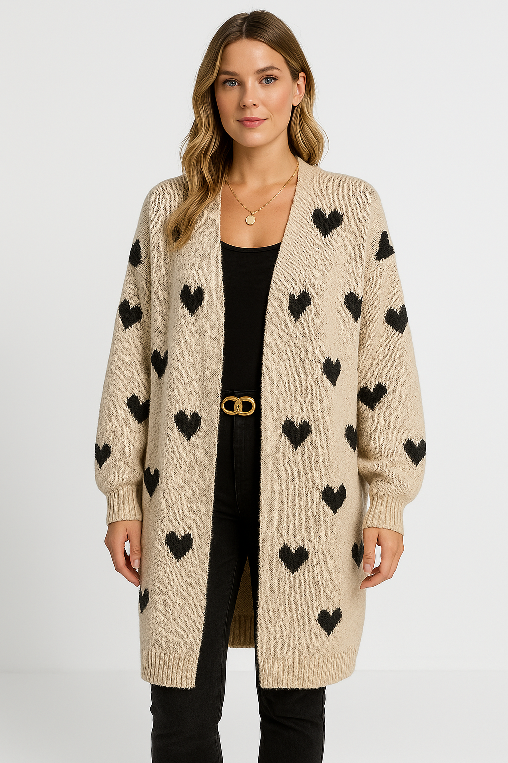 Faustine | Cardigan Long Oversize Femme - Image 1