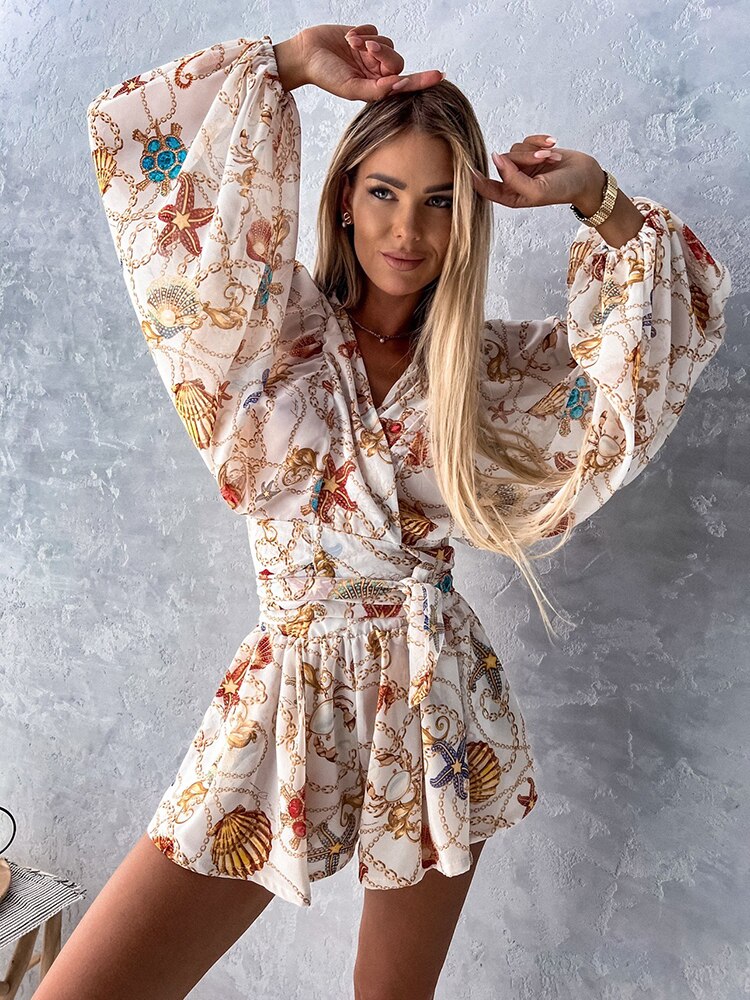 Shaïna | Ensemble d'été deux pièces short et chemisier Flowy pour femmes - Image 13